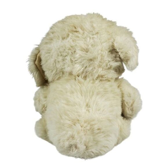 Vintage Wallace Berrie Labrador Retriever Plush  Cream Puppy Dog Furry Novelty - Picture 2 of 6